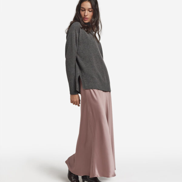 Silk Satin Skirt