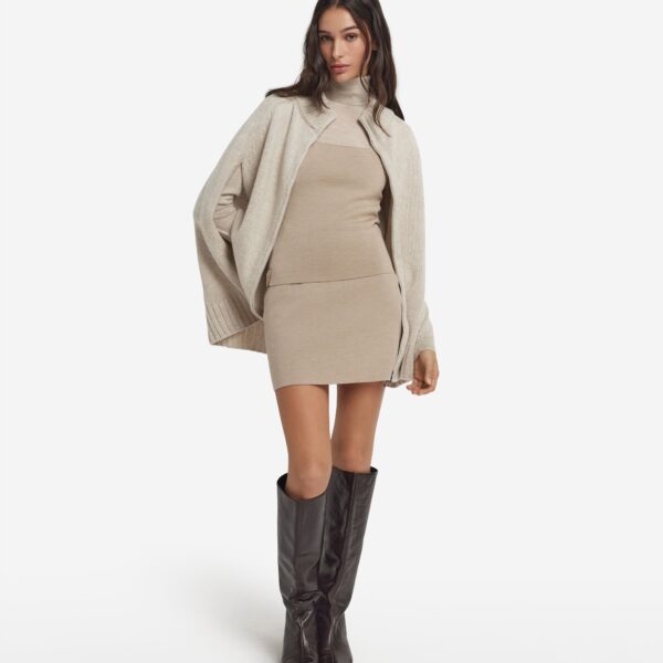 Reversible Skirt in Ultrafine Cashmere