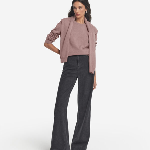 Ultrasoft Cashmere Long Sleeved Crewneck Sweater