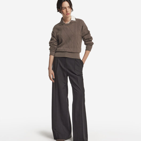 Ultrasoft Cashmere collared sweater