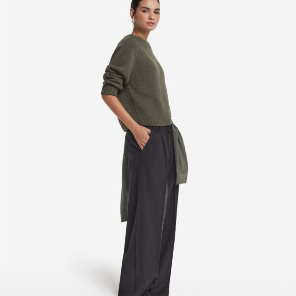 Cashmere Tricot Crewneck Sweater