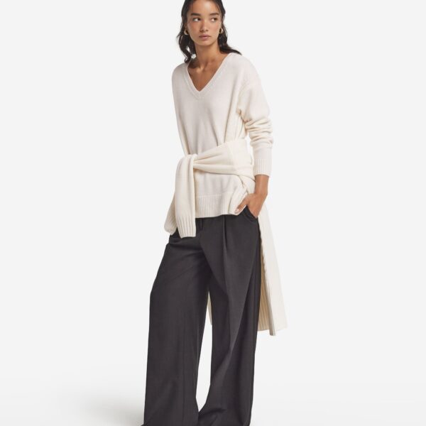 Ultrasoft Cashmere cable-knit detail sweater