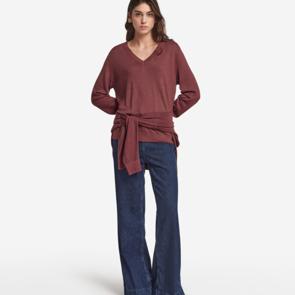 Ultrafine Cashmere V-Neck Sweater